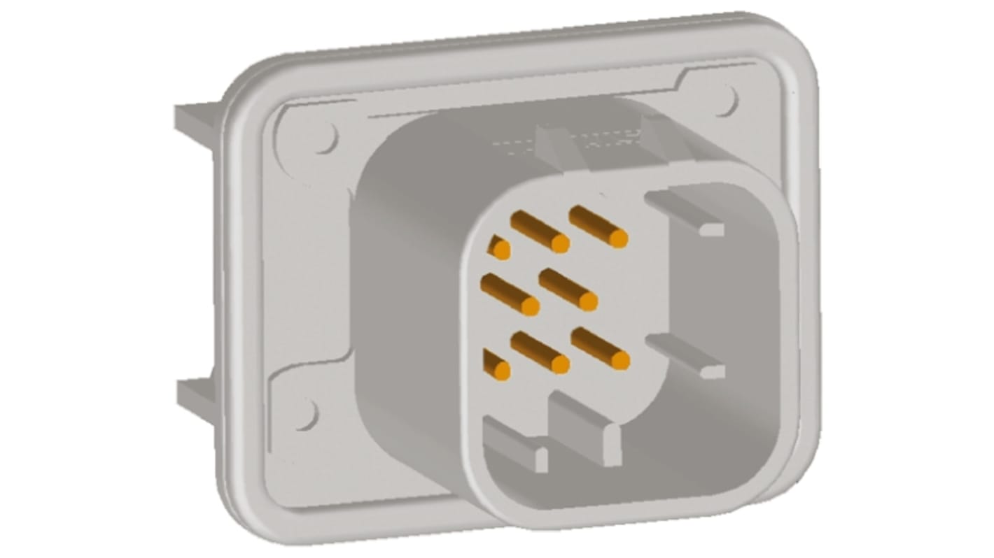 Connettore automotive TE Connectivity, Maschio, 8 vie, 3 file, Montaggio a pannello