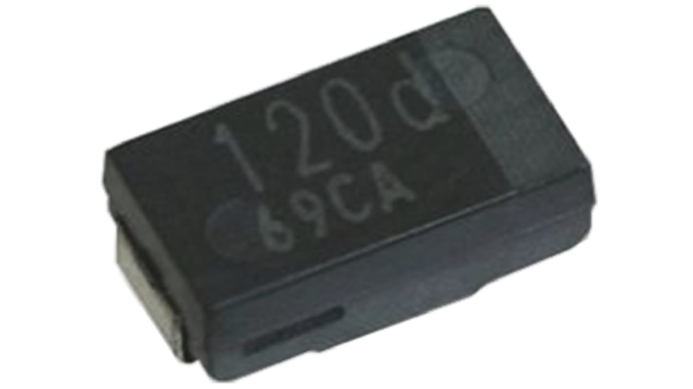 Condensatore polimerico Panasonic SP-CAP GX, 470μF, 2V cc, SMD