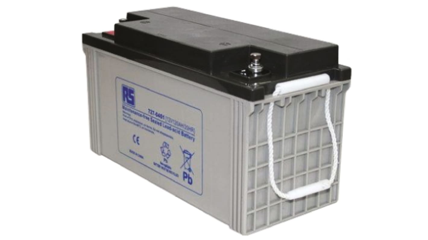 RS PRO 12V T11 Sealed Lead Acid Battery, 120Ah