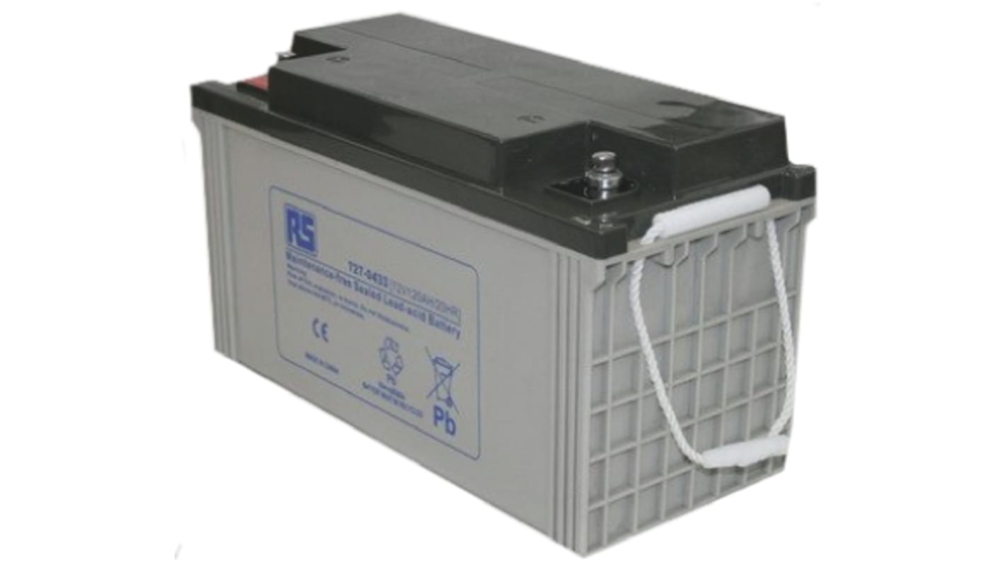 RS PRO 12V T11 Sealed Lead Acid Battery, 120Ah