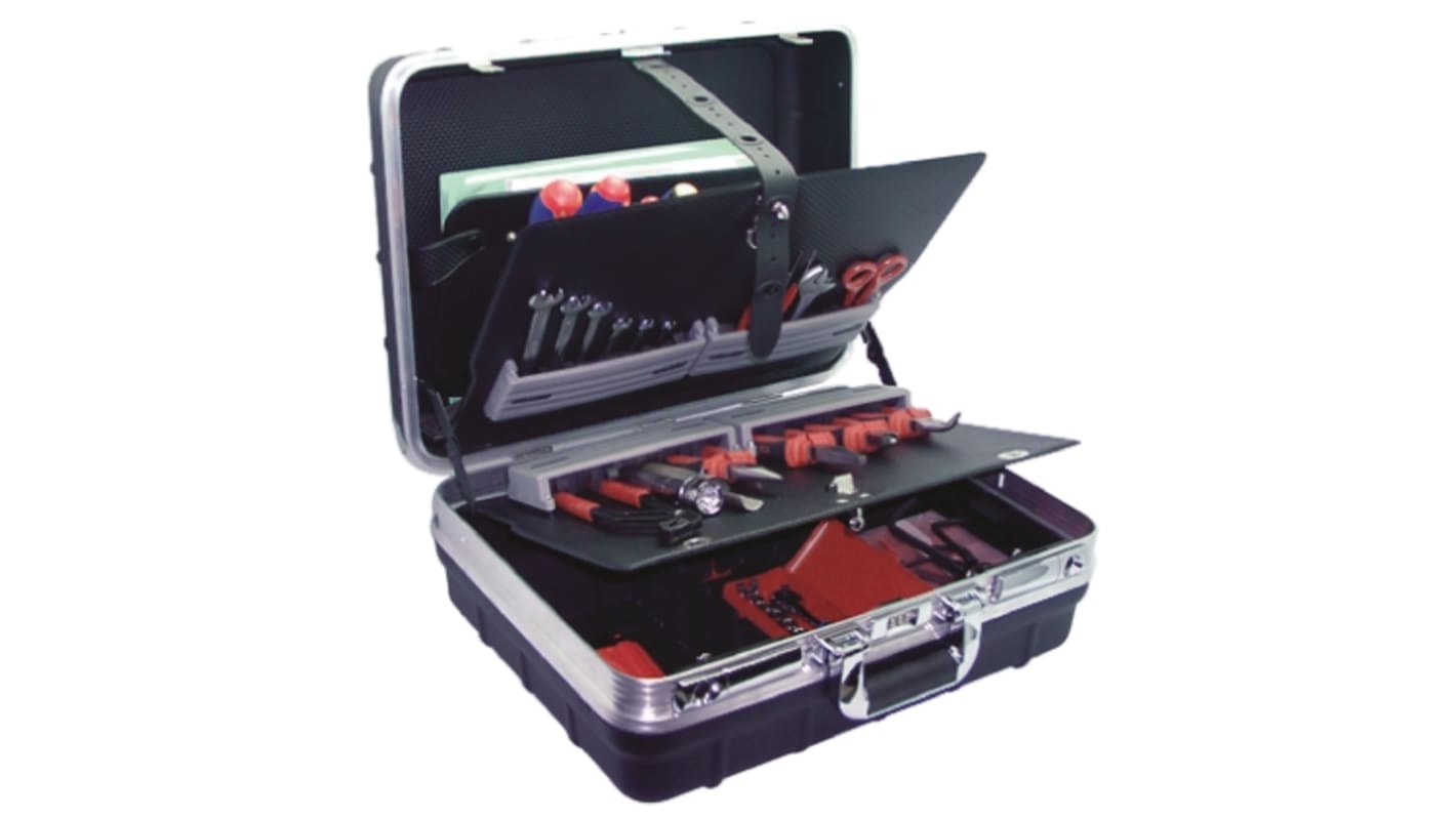Sgos Plastic Tool Case 2 Wheels, 465 x 352 x 215mm