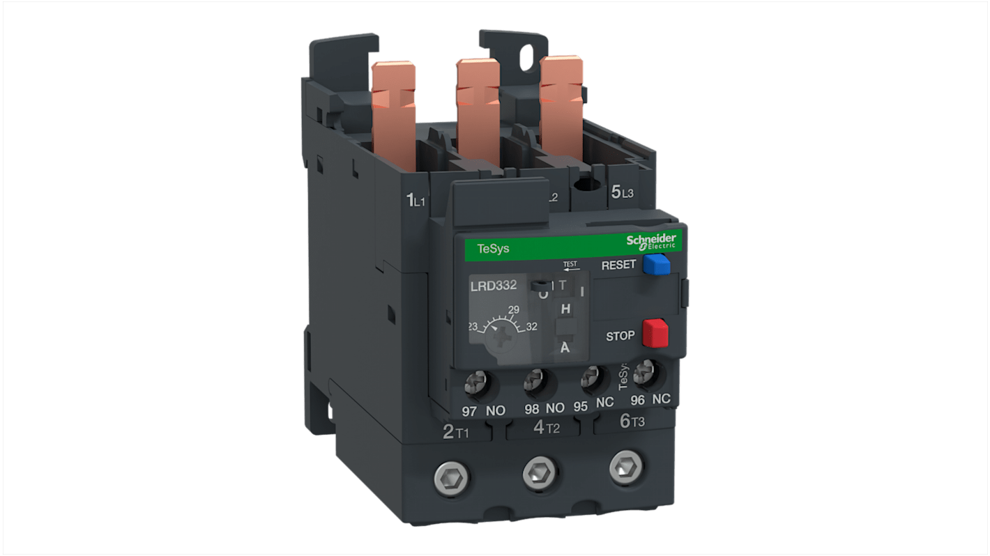 Schneider Electric LRD Thermal Overload Relay 1NO + 1NC, 23 → 32 A F.L.C, 32 A Contact Rating, TeSys D