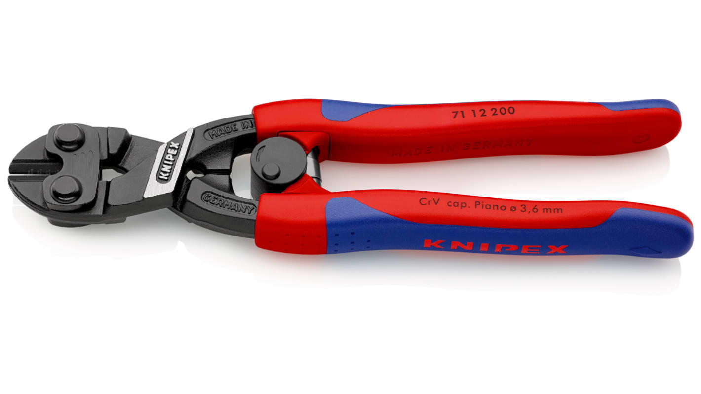 Knipex 71 12 200 200 mm High Performance Chrome Vanadium Steel Compact bolt cutter