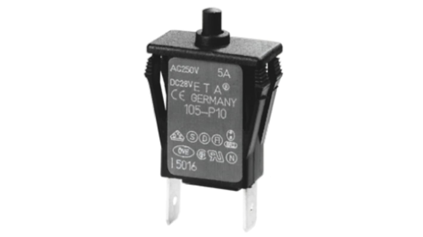 Interruttore termico ETA 105, 1 polo poli, 2A, 240V