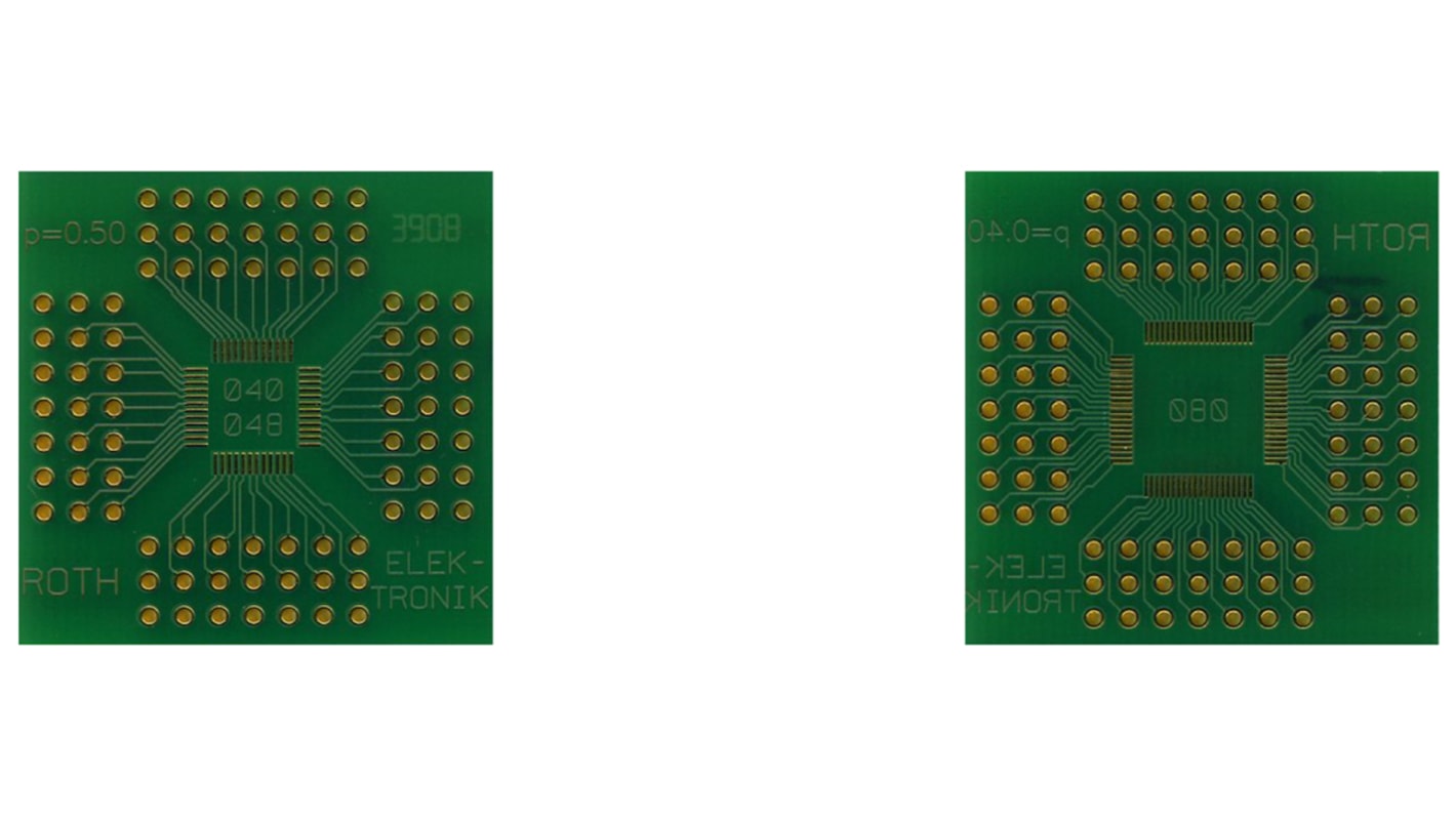 RE470-01, Dobbeltsidet Udvidelseskort Multi Adapter Board FR4, 35.5 x 35.5 x 1.5mm