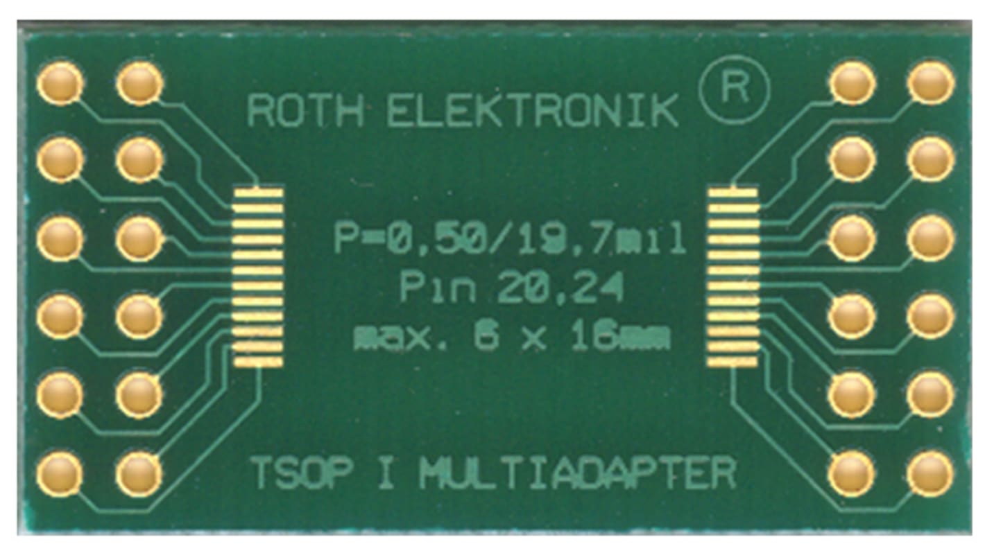 RE900-03, Dobbeltsidet Udvidelseskort Multi Adapter Board FR4, 30.94 x 16.73 x 1.5mm