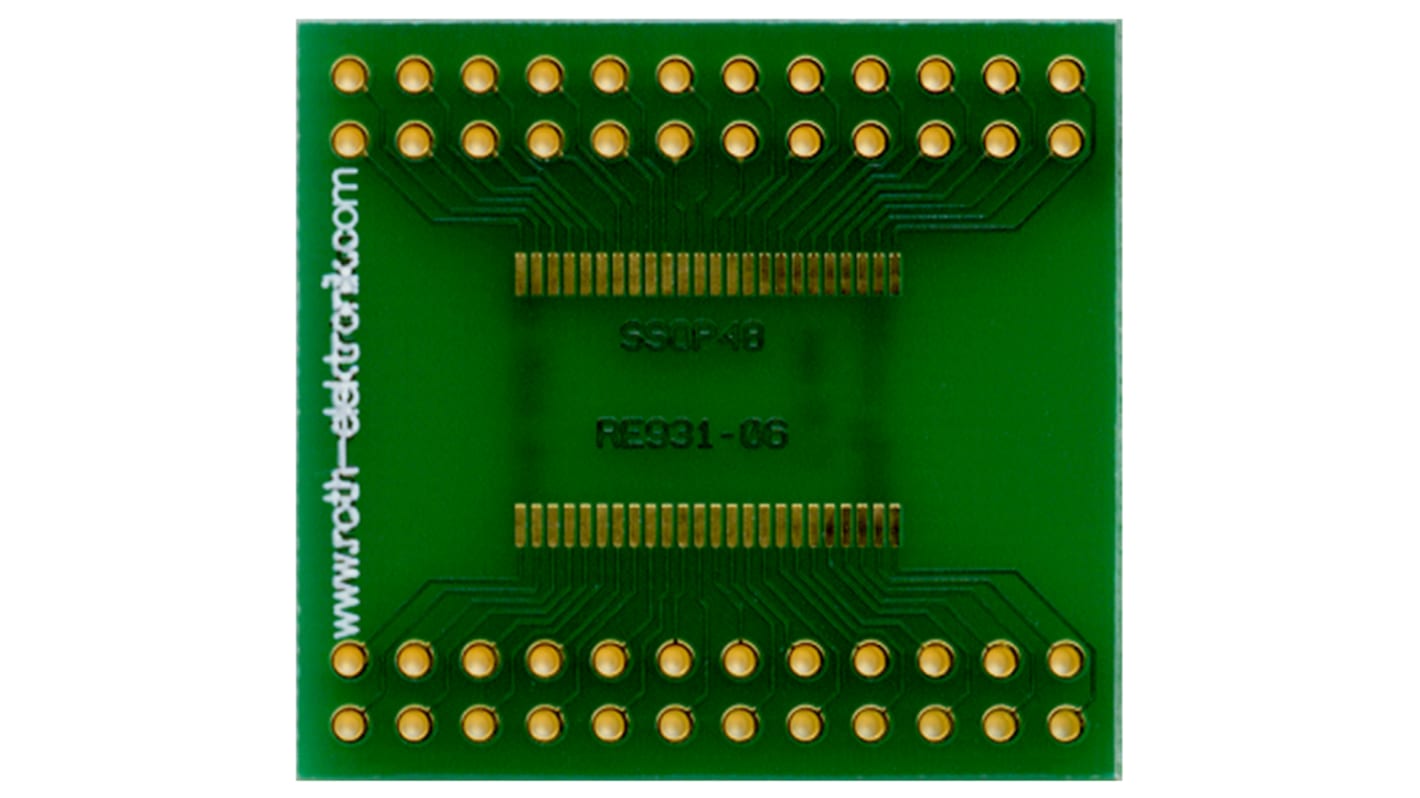 Placa Complementaria RE931-06, dos lados FR4 32.38 x 29.84 x 1.5mm