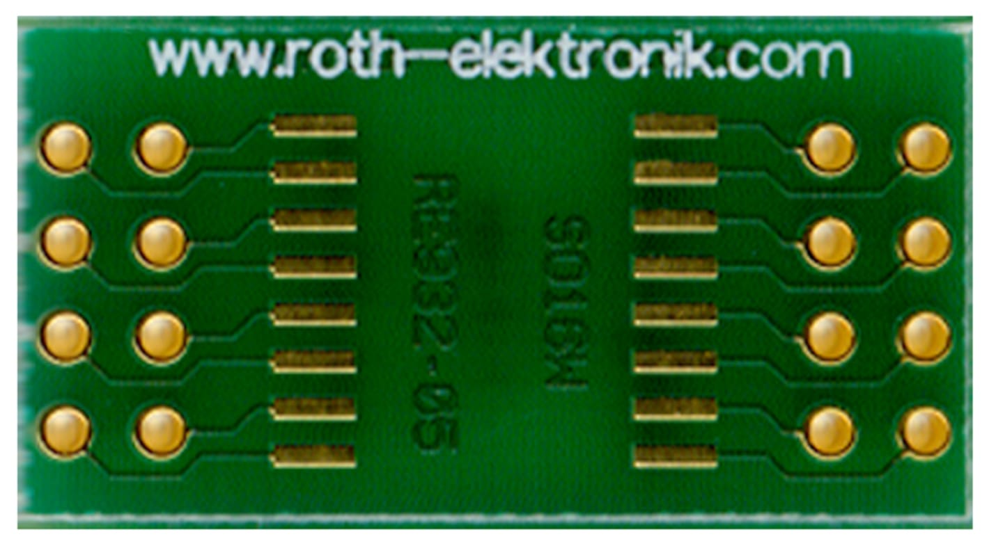 RE932-05, Dobbeltsidet Udvidelseskort Multi Adapter Board FR4, 25 x 13.5 x 1.5mm