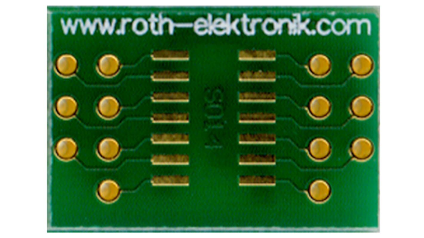 Placa Complementaria RE932-03, dos lados FR4 20.32 x 13.65 x 1.5mm