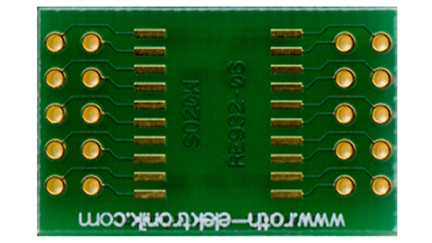 RE932-06, Double Sided Extender Board Multi Adapter Board FR4 25.4 x 16.9 x 1.5mm