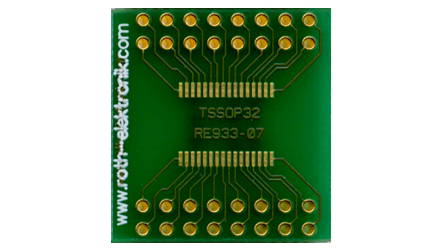 RE933-07, Dobbeltsidet Udvidelseskort Multi Adapter Board FR4, 25.4 x 23.81 x 1.5mm