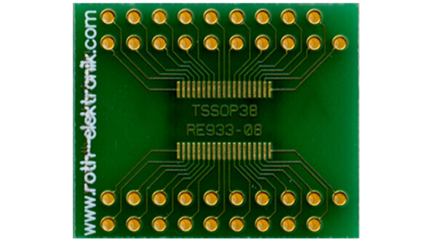 RE933-08, Dobbeltsidet Udvidelseskort Multi Adapter Board FR4, 28.57 x 23.5 x 1.5mm