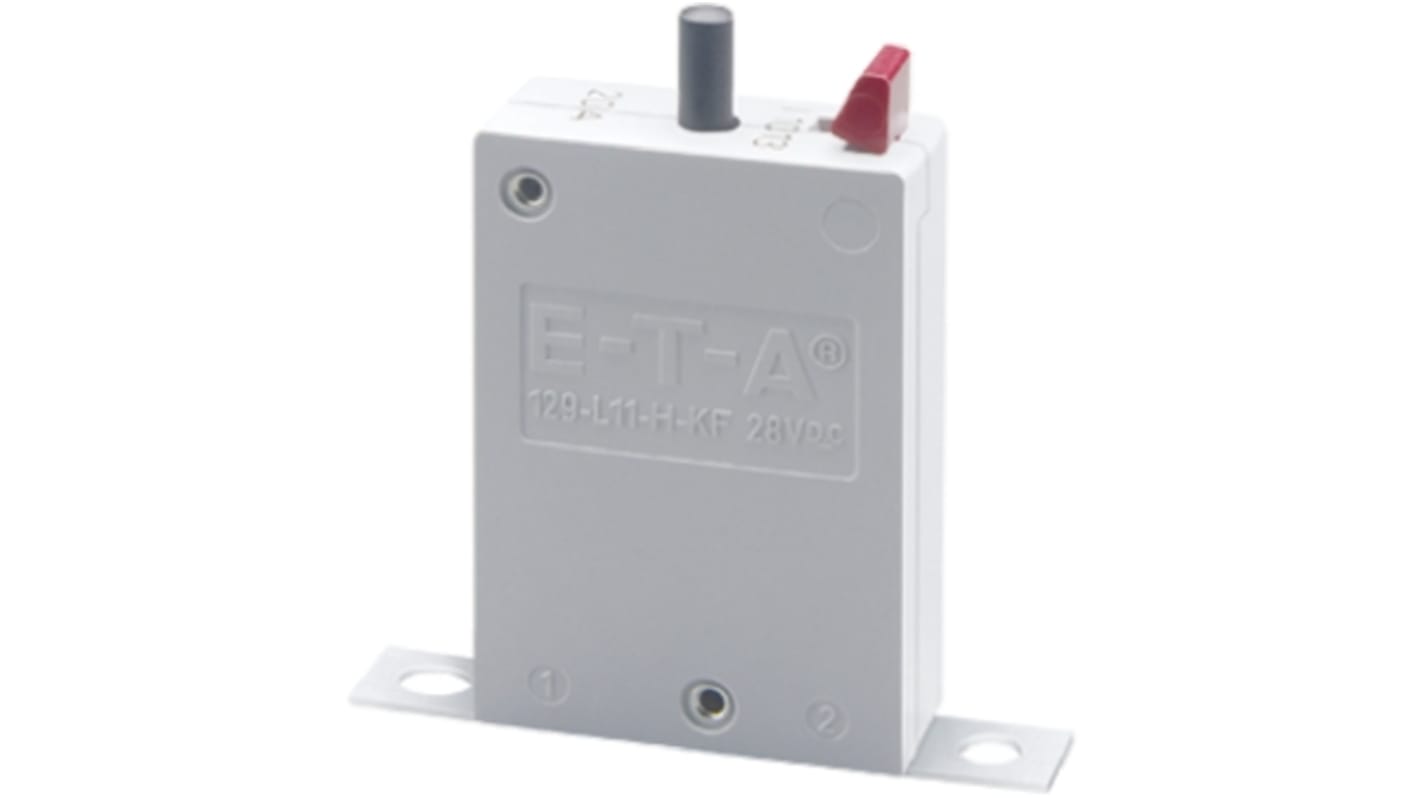 ETA Thermal Circuit Breaker - 129-L11  Single Pole 250V Voltage Rating, 25A Current Rating