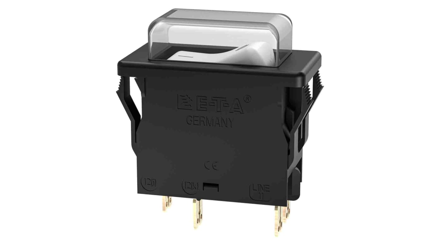 ETA Thermal Circuit Breaker - 3120-F 2 Pole 240V Voltage Rating Snap In, 16A Current Rating