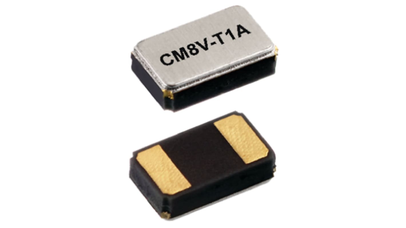 Micro Crystal 32.768kHz Crystal ±20ppm SMD 2-Pin 2 x 1.2 x 0.6mm