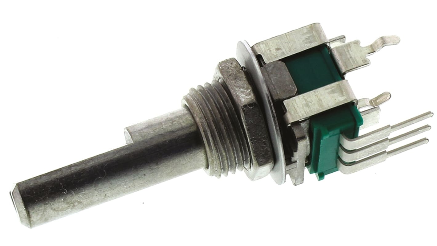 Alps Alpine RK09L 5kΩ Rotary Potentiometer, Panel Mount (Through Hole), RK09L1140A65