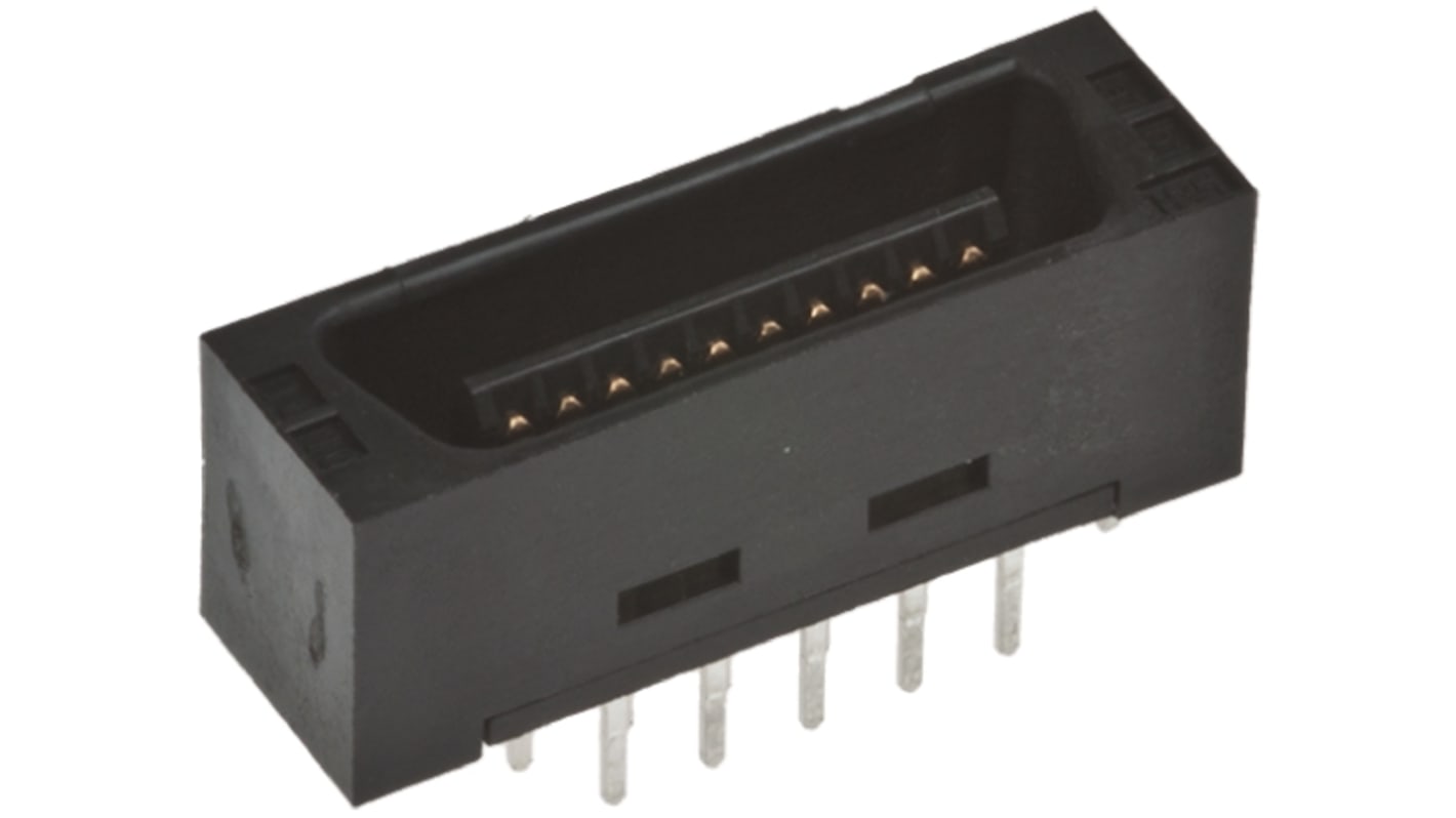 Wtyk PCB 68-pinowe raster: 1.27mm 2-rzędowe Hirose Przewlekany 500.0mA 125.0 V.