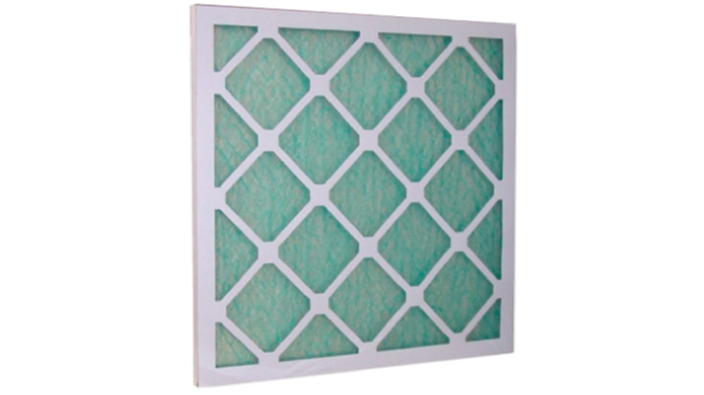 RS PRO Glass Fibre Panel Filter, G3 Grade, 394 x 495 x 20mm