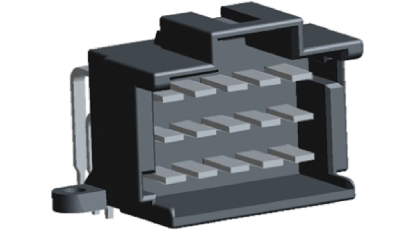 TE Connectivity, Timer Automotive Connector Through Hole 18 Way, Solder Termination 9-966140-1