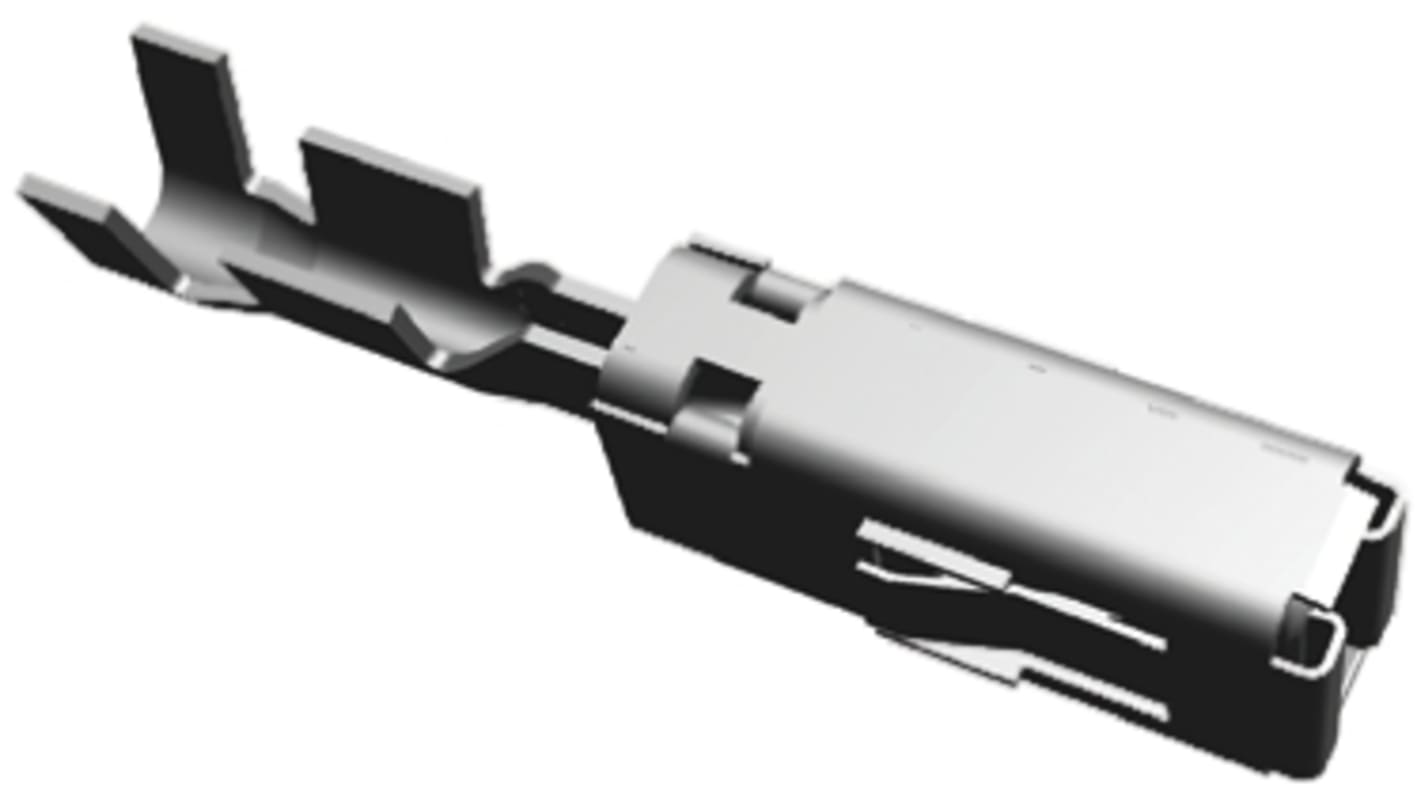 TE Connectivity Crimpterminal, serie AMP MCP 2.8, Hun, Crimp-terminering, Sølv-overflade 1mm² 0.5mm²