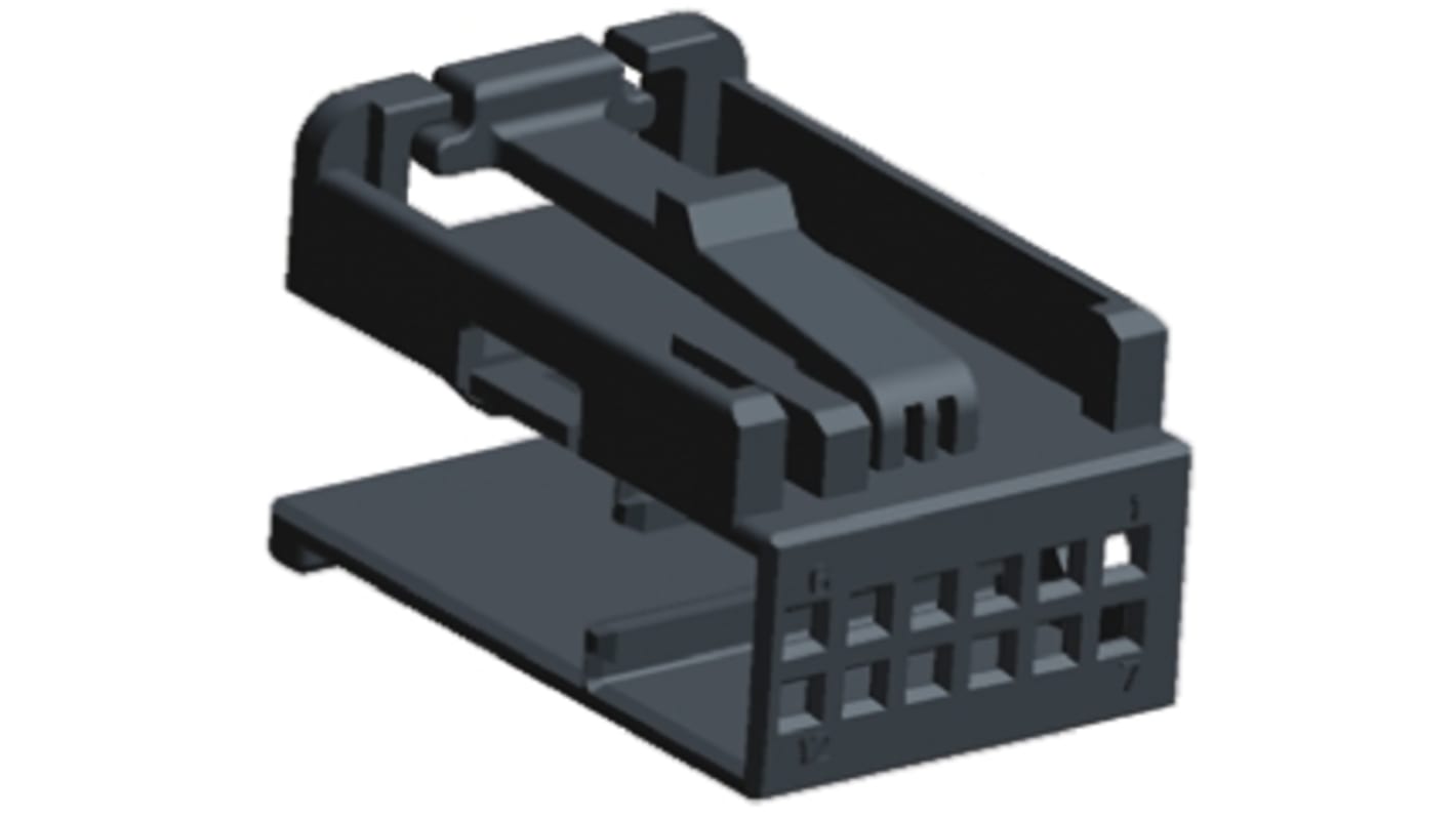 TE Connectivity Infotainment Series (Fibre Optics) Automotive Connector Backshell Cable Clamp, 1-1355524-3