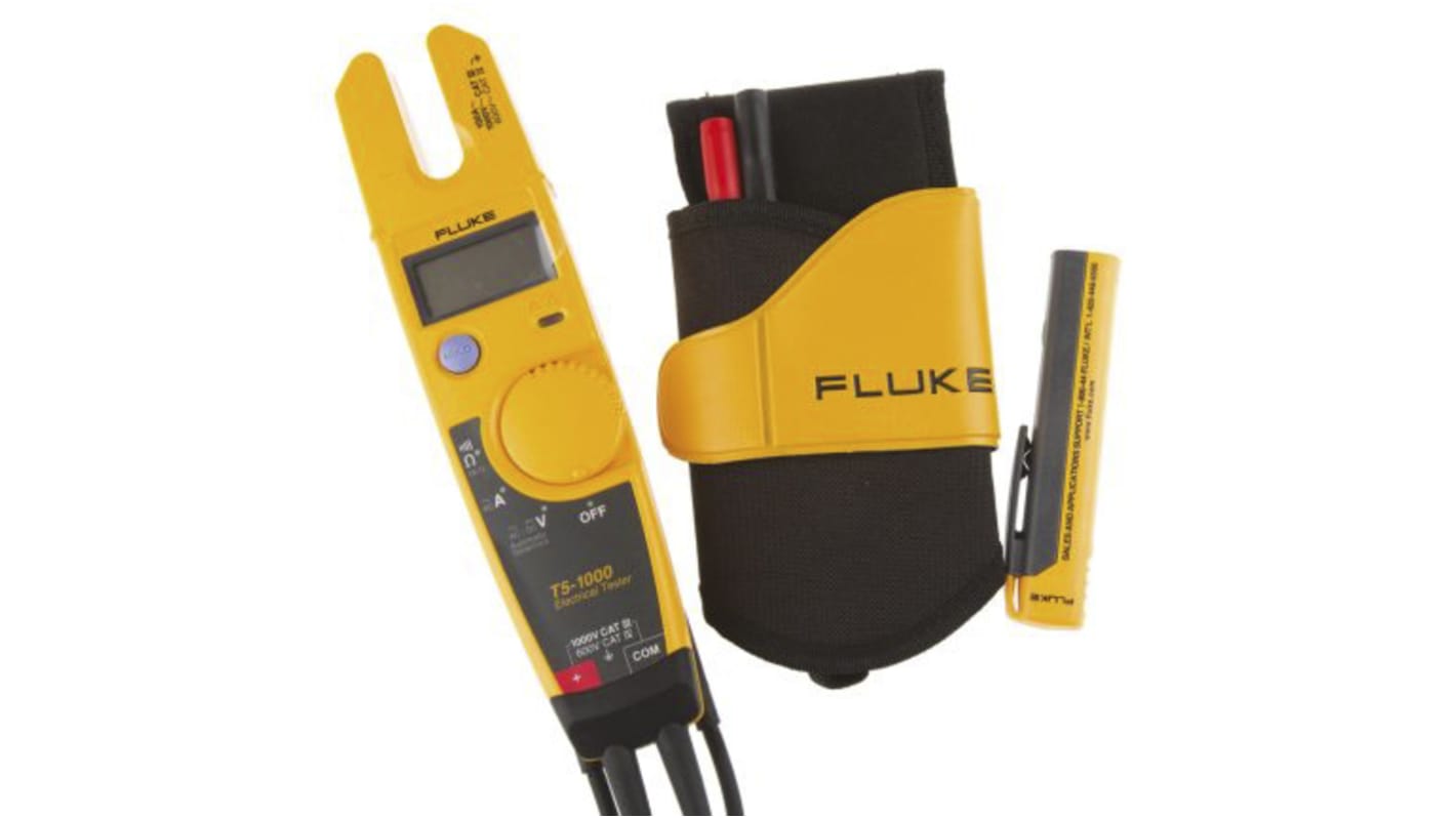 Fluke T5-1000 + 1AC-II Installationstester-Set 1000V ac max. Wechselstrom, Wechselspannung, Stromdurchgang,