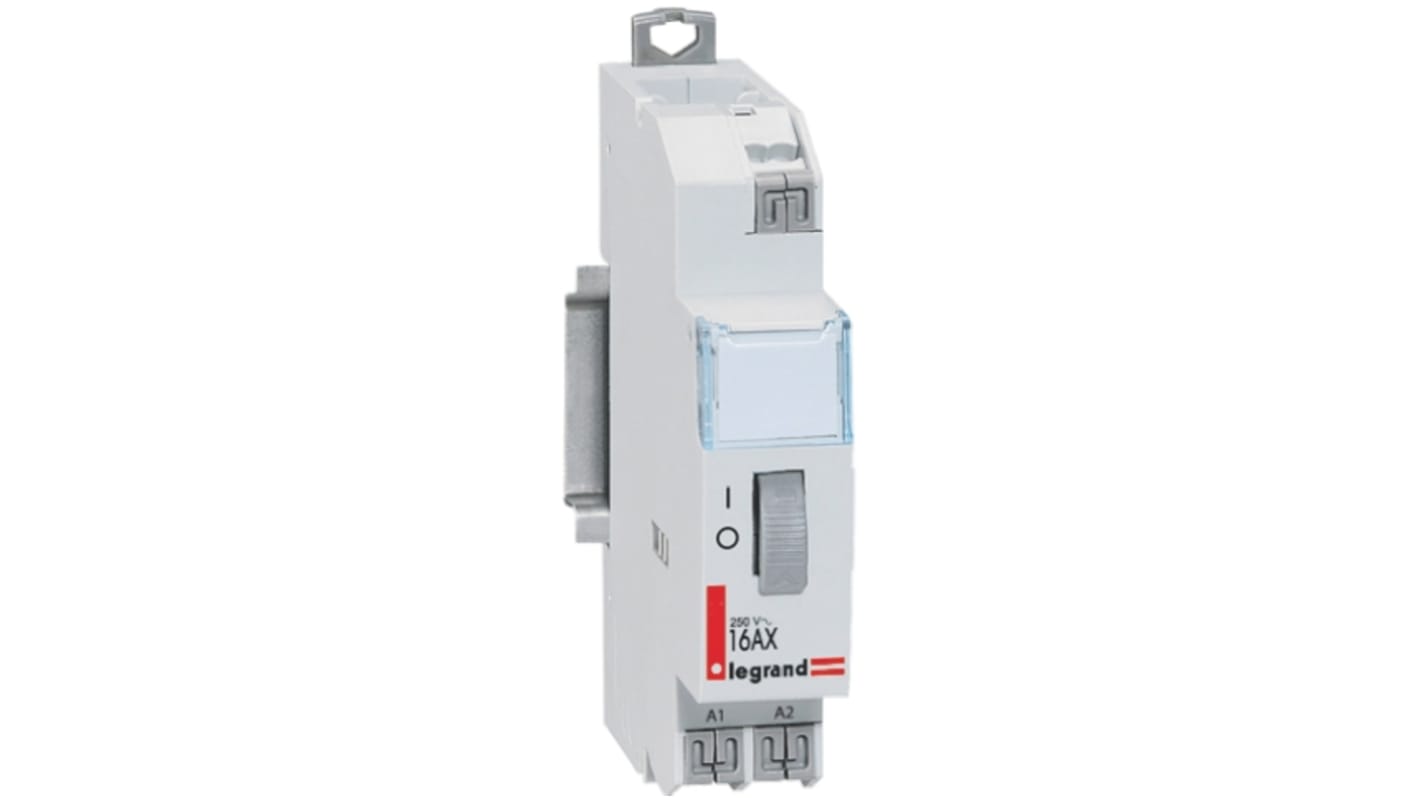 Legrand DIN Rail Power Relay, 230V ac Coil, 16A Switching Current