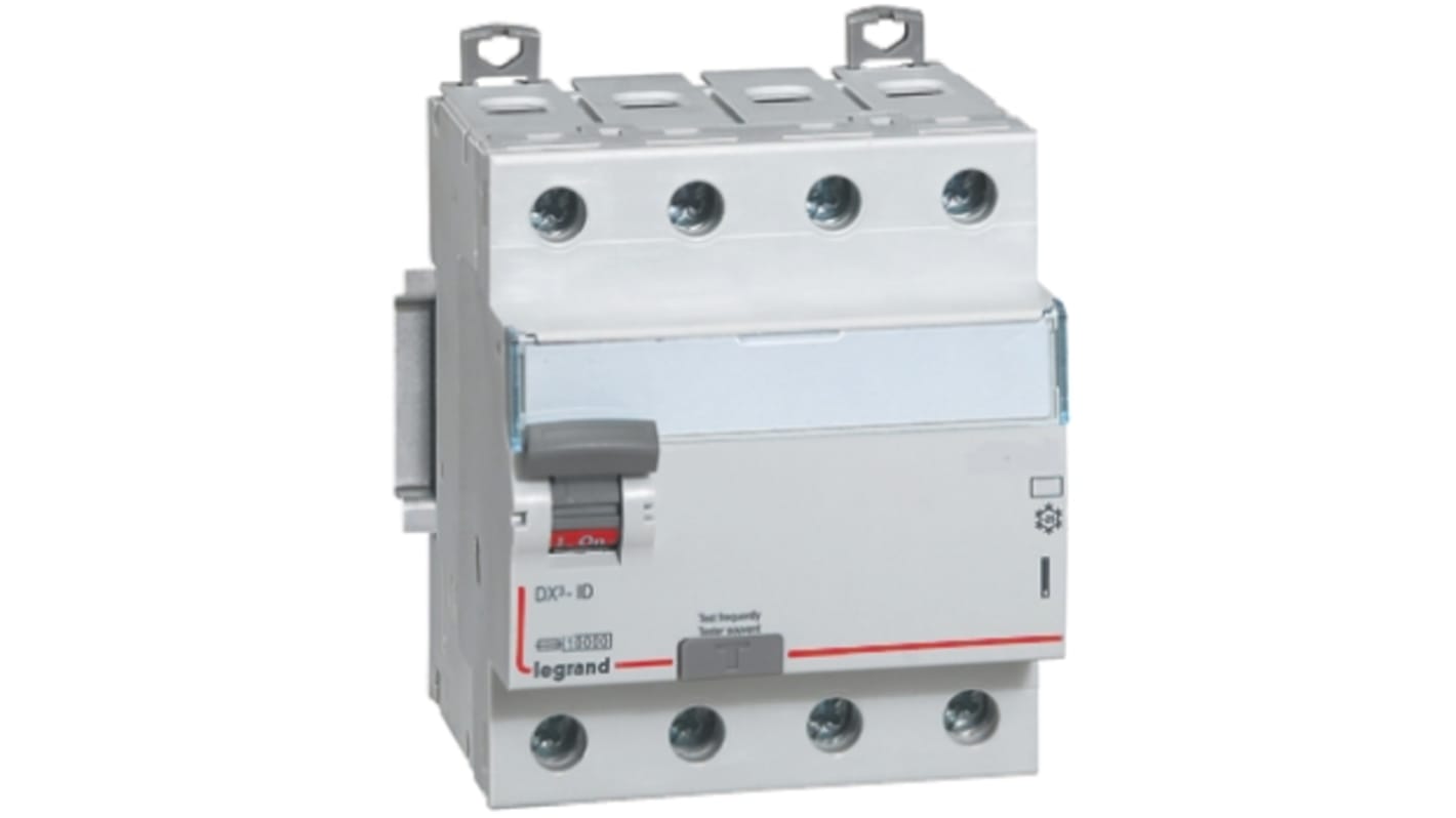 RCCB 3+N pólovýpólový Typ AC 40A 300mA Legrand DX