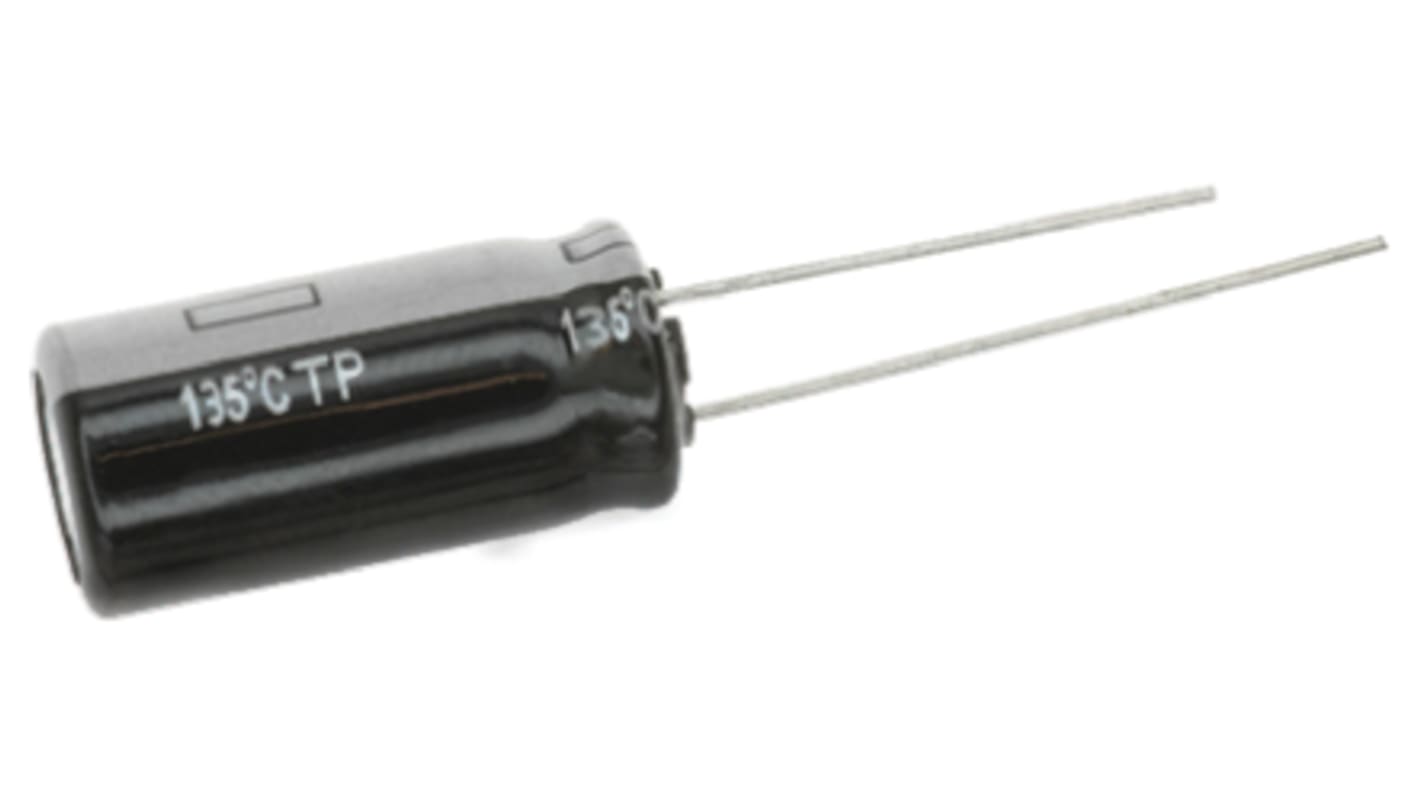 Panasonic 220μF Aluminium Electrolytic Capacitor 35V dc, Radial, Through Hole - EEUTP1V221