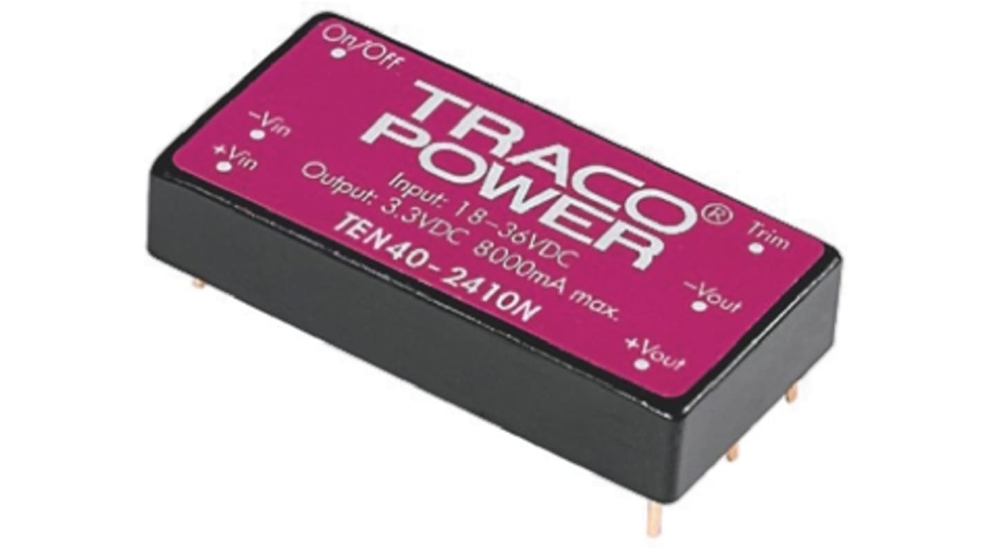 Convertidor dc-dc 40W, Salida 5V dc, 8A, ±1%