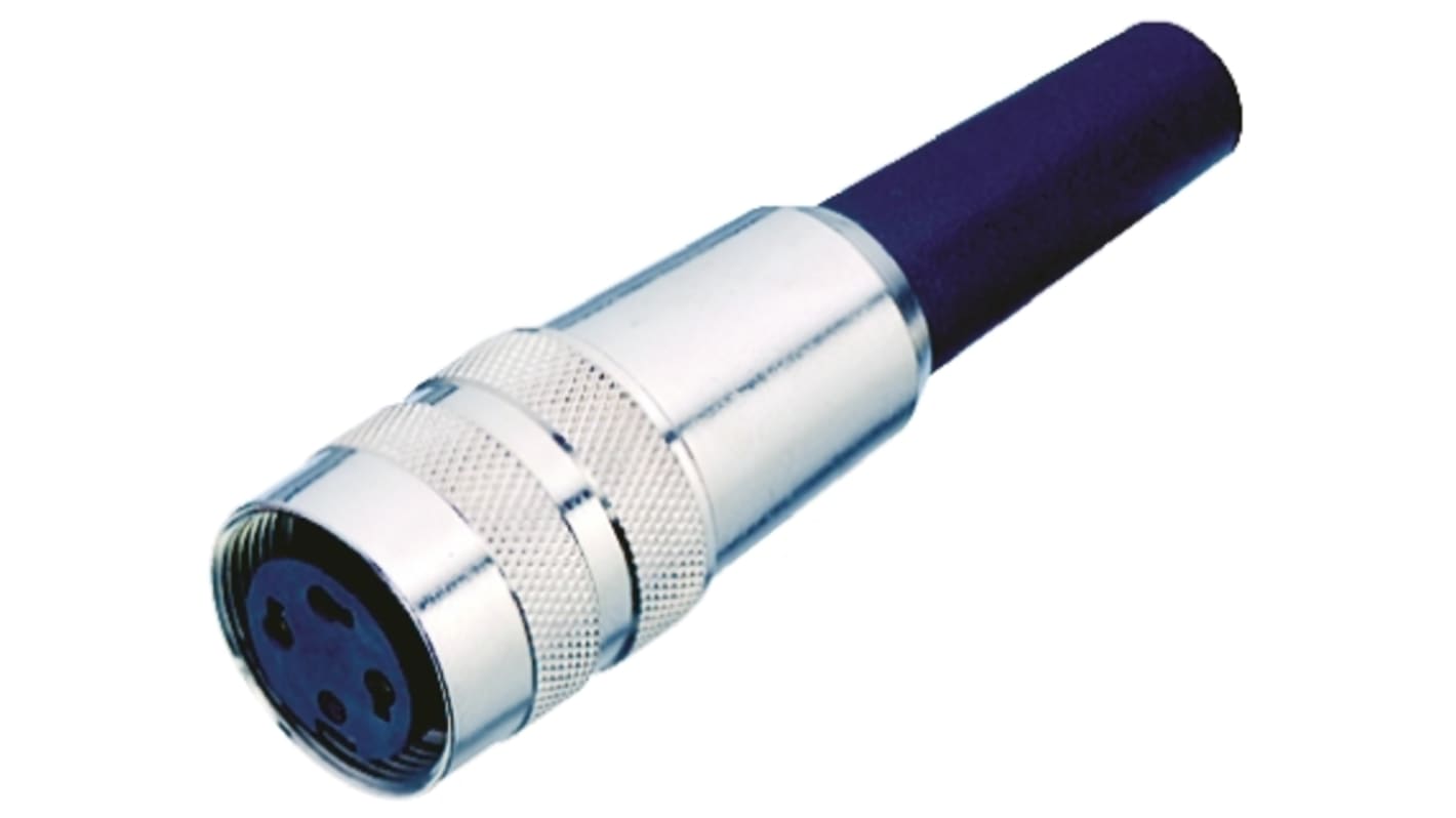 binder Circular Connector, 16 Contacts, Cable Mount, M16 Connector, Plug, Female, IP40, 680 Series