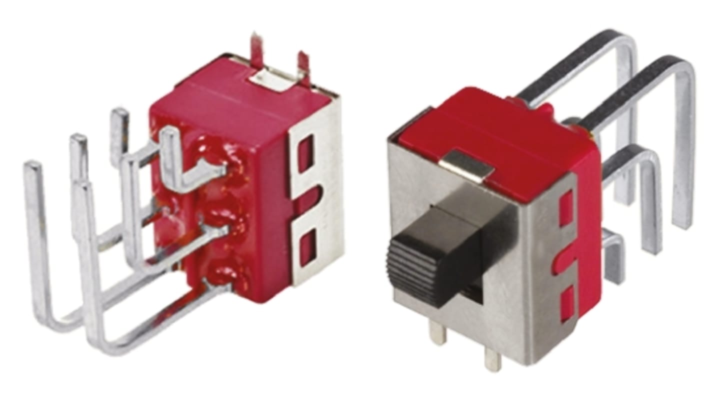 RS PRO PCB Slide Switch DPDT Latching 5 A @ 28 V dc Slide