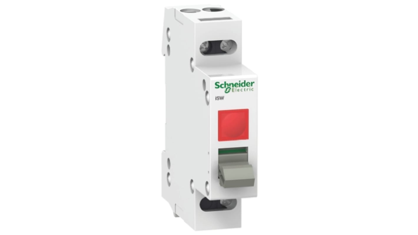 Schneider Electric 2P Pole Isolator Switch - 20A Maximum Current, IP40