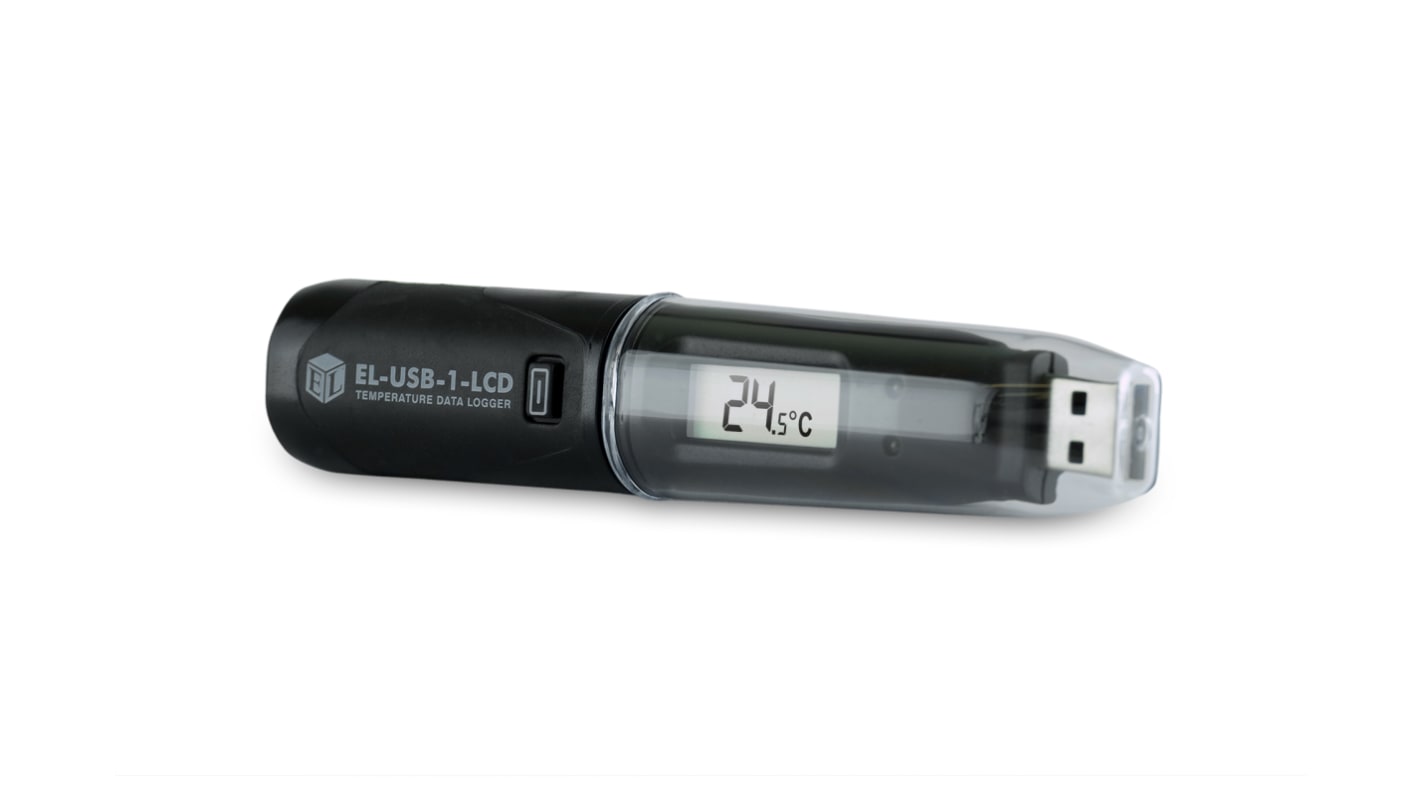 Lascar EL-USB-1-LCD Temperature Data Logger, USB, 1 Input Channel(s)