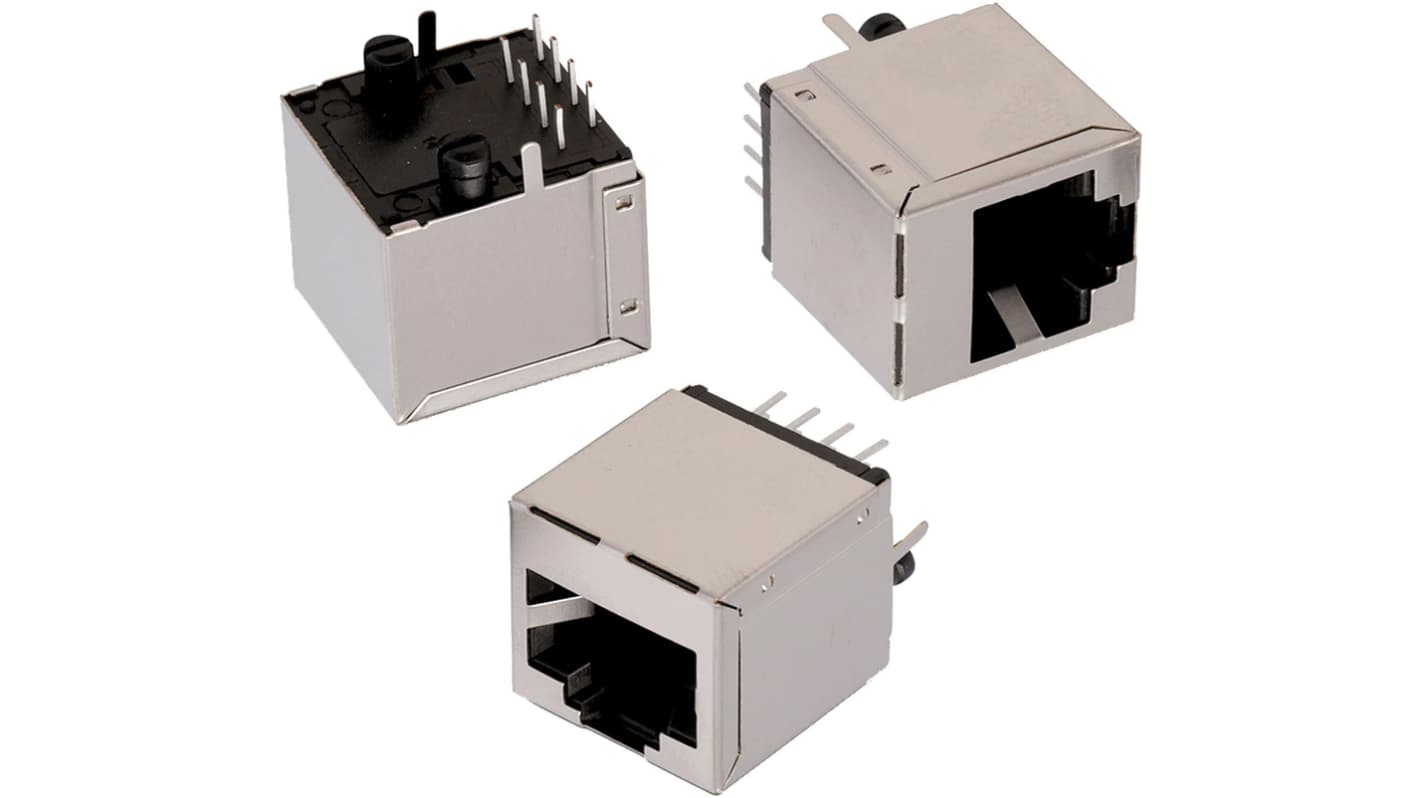 Connettore RJ45 Femmina Wurth Elektronik, Montaggio con foro passante