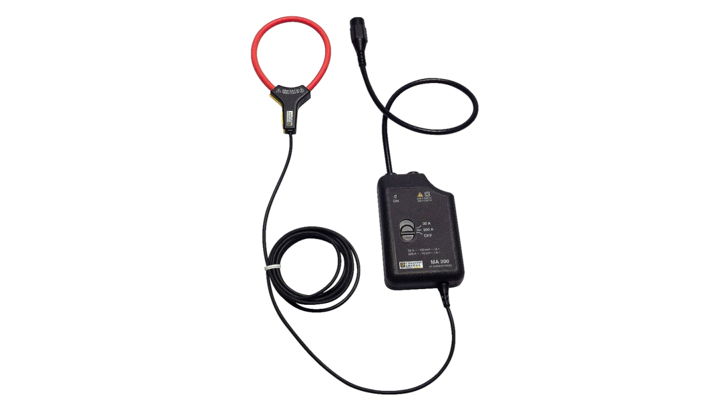 Adaptateur de pince ampéremétrique pour multimètre MA200 AC, 300A c.a., (étalonné)