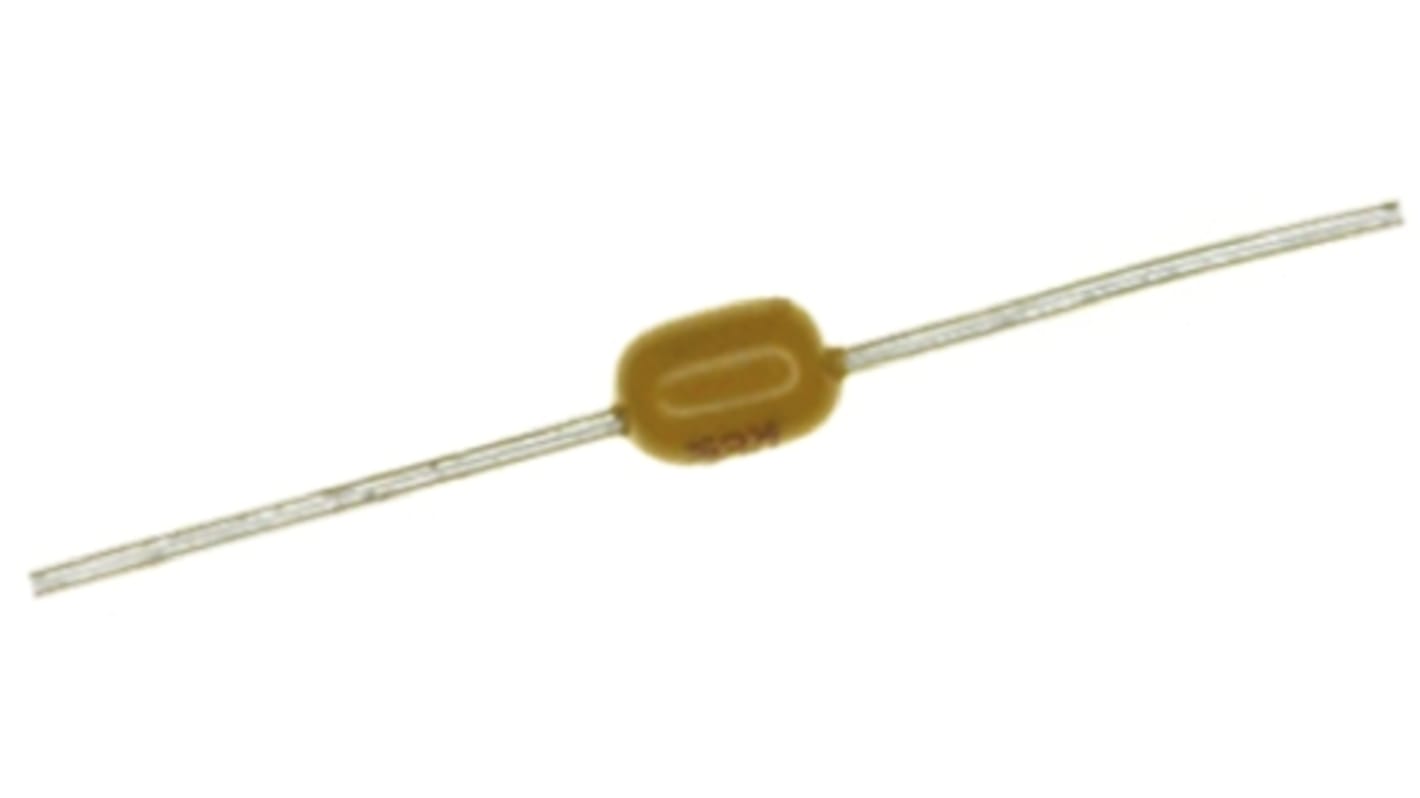 Vishay 100nF Multilayer Ceramic Capacitor MLCC, 100V dc V, ±10% , Axial