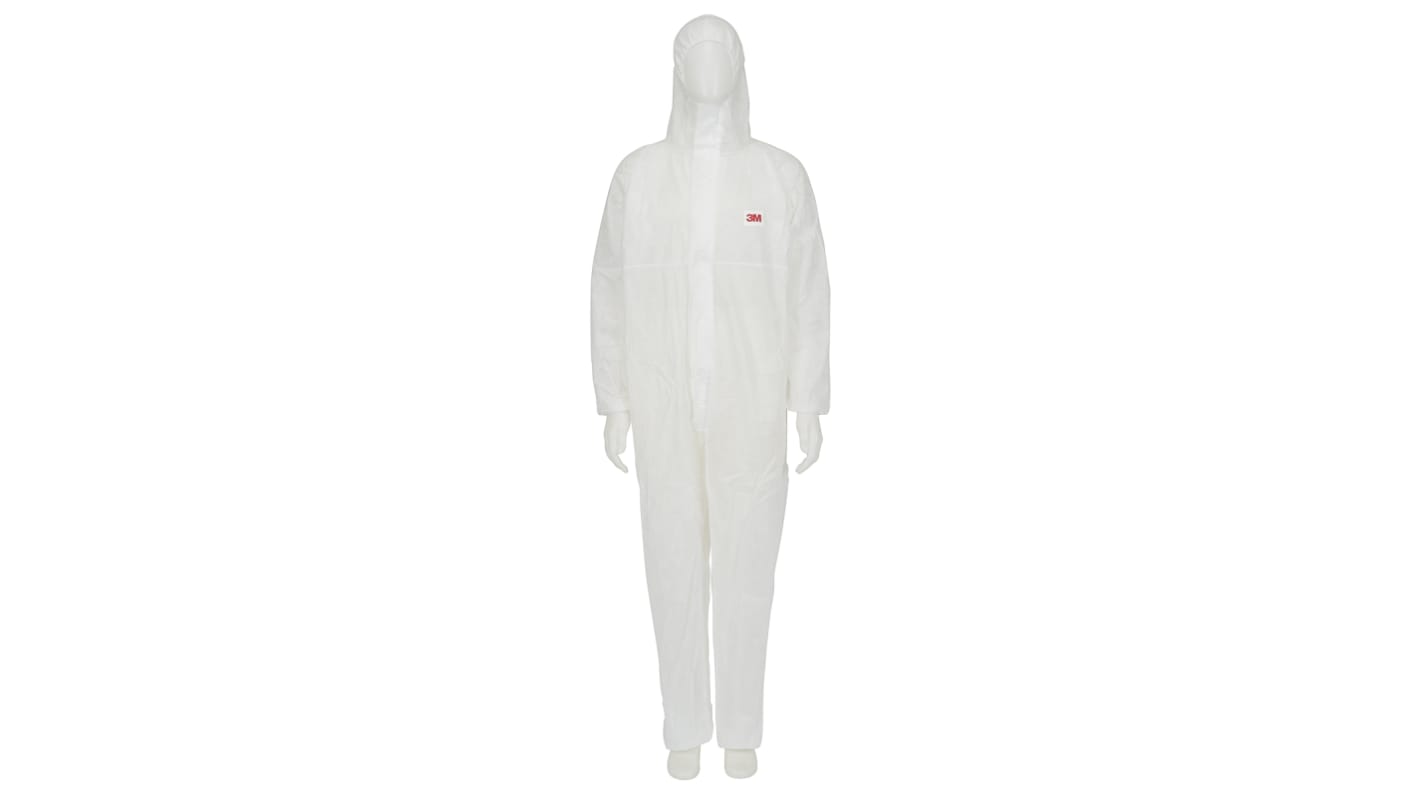 3M Einweg-Overalls M Weiß, 167 → 176cm L. mit Kapuze Unisex, PP