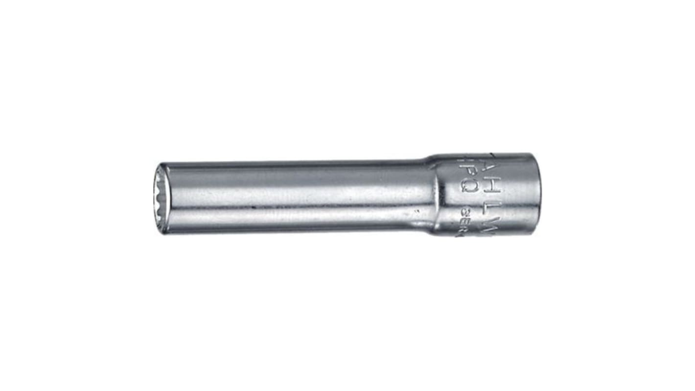 STAHLWILLE 1/4 in Drive 7/16in Deep Socket, 12 point, 50 mm Overall Length