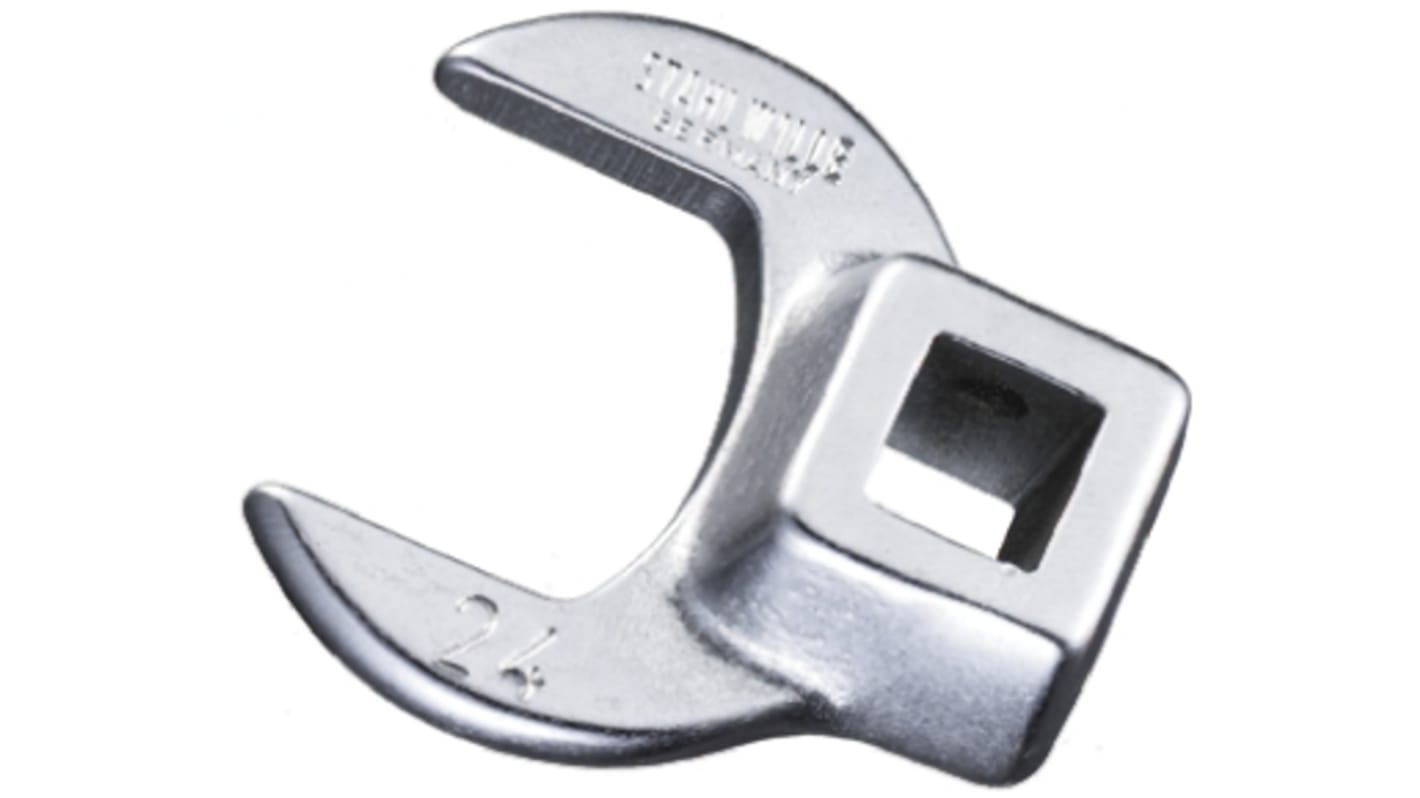 STAHLWILLE 540A Series Crow Foot Spanner Insert, 7/16 in, 1/8in Insert, Chrome Finish