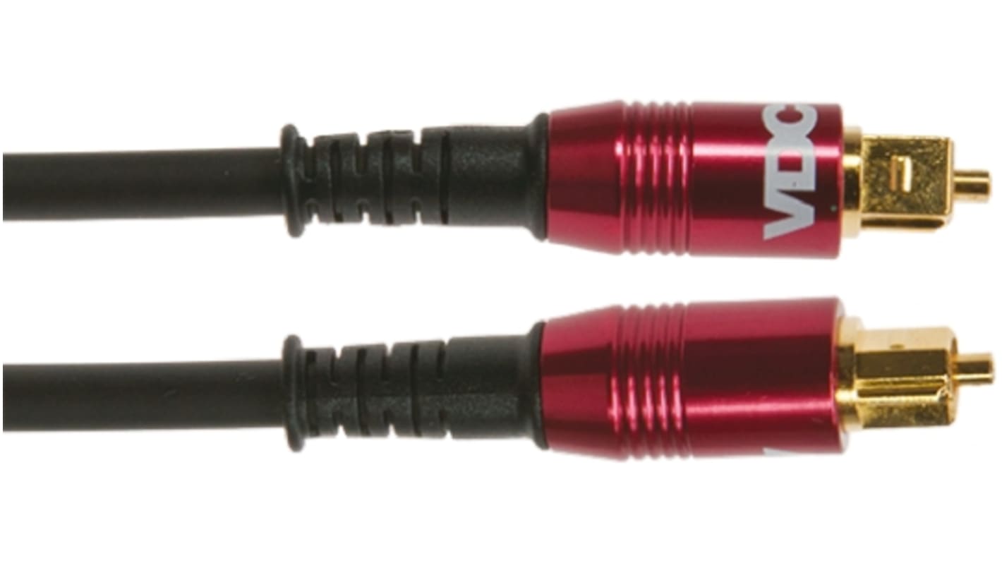 Van Damme Male TOSlink to Male TOSlink Optical Audio Cable, 7m