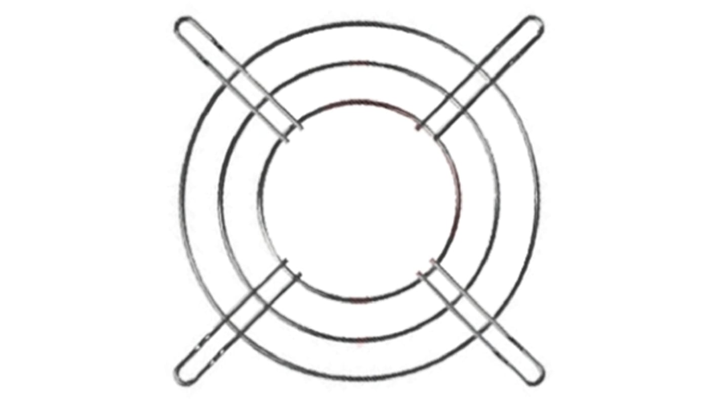 Osłona wentylatora 120mm RS PRO rozstaw otworów 104.8mm Stalowe