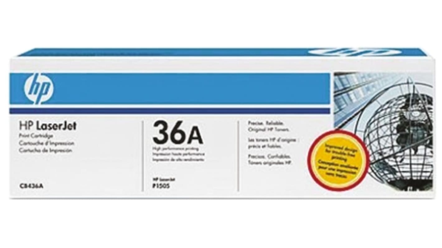 Hewlett Packard CB436A Black Toner Cartridge,  HP Compatible