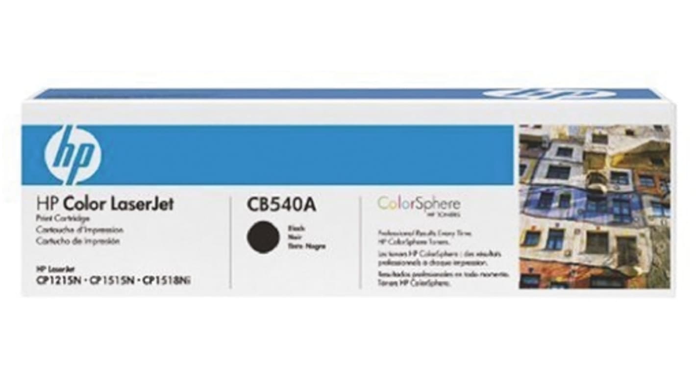 Hewlett Packard CB540A Black Toner Cartridge,  HP Compatible