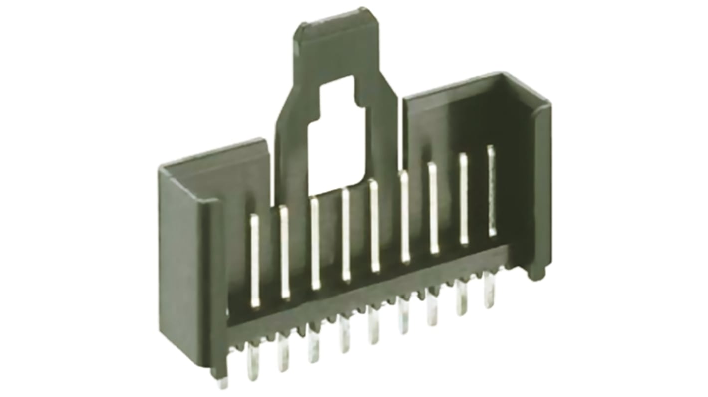 Lumberg Minimodul Series Straight Through Hole PCB Header, 5 Contact(s), 2.5mm Pitch, 1 Row(s), Shrouded