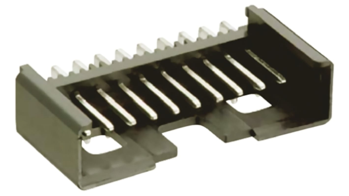 Lumberg 2p单排排针 直角线对板连接器, 2.5mm间距, 5.0A, 160.0 V, THT安装, Minimodul系列
