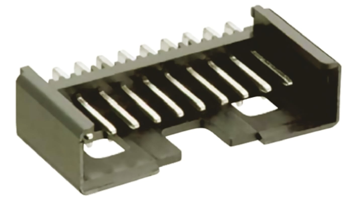 Lumberg Minimodul Series Right Angle Through Hole PCB Header, 2 Contact(s), 2.5mm Pitch, 1 Row(s), Shrouded