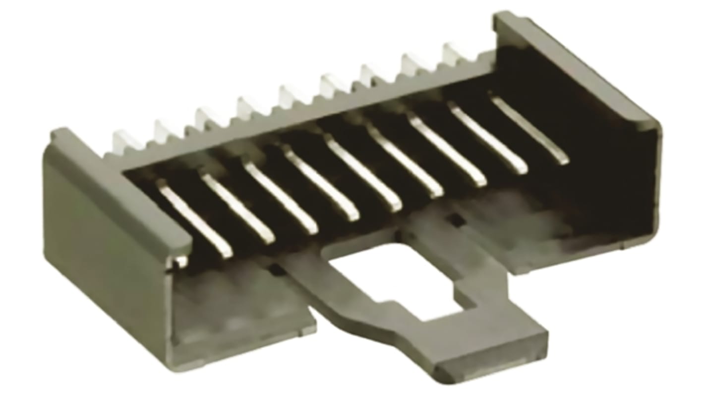 Conector macho para PCB Ángulo de 90° Lumberg serie 2.5 MSFW de 2 vías, 1 fila, paso 2.5mm, para soldar