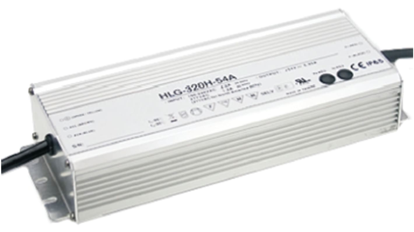 MEAN WELL LED Driver, 30V Output, 321W Output, 10.7A Output, Constant Voltage Dimmable
