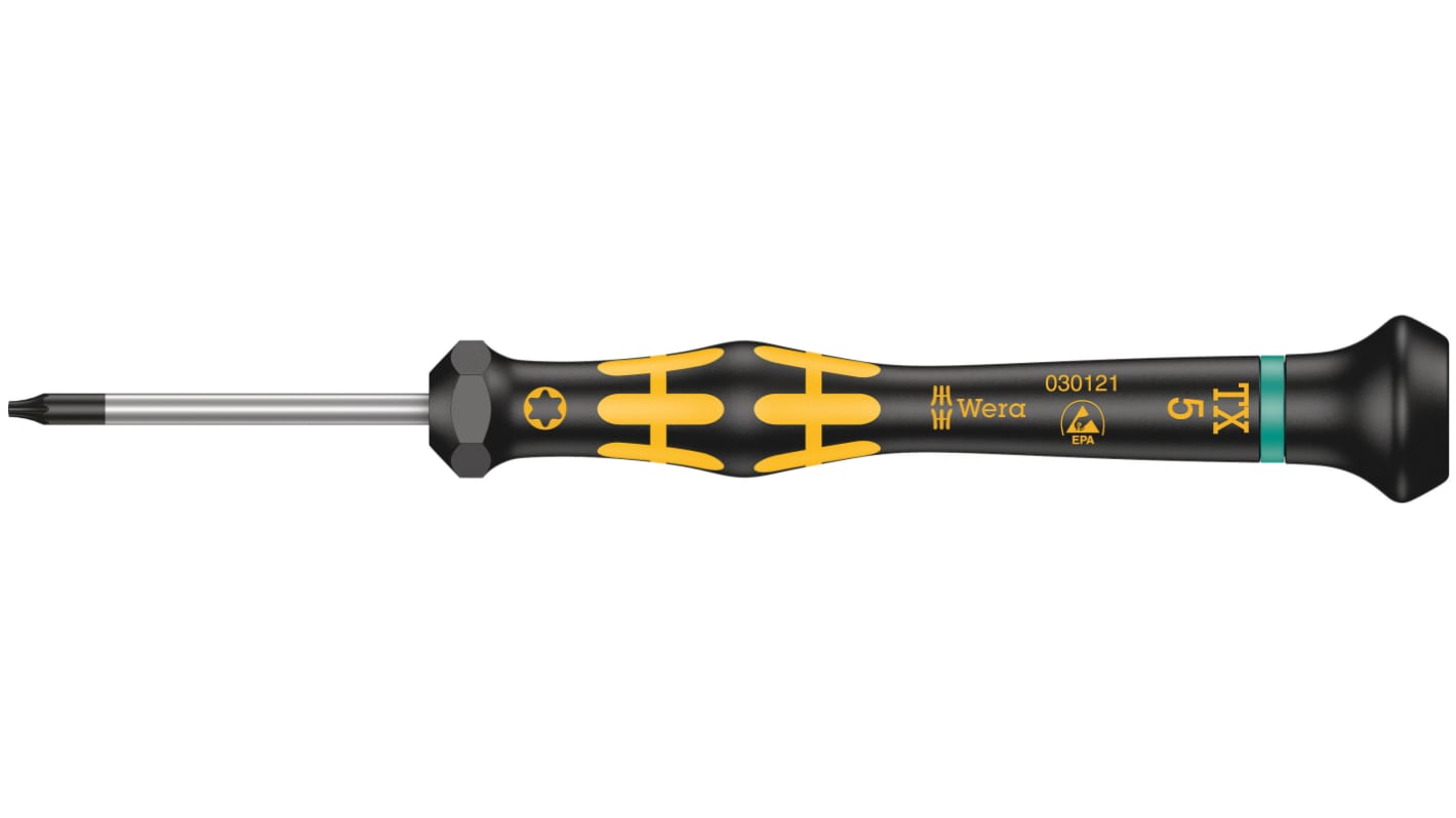 Wera T5 TORX® Präzisionsschraubendreher, 137 mm / Klinge 40 mm